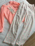 Fleece koraalroze alpaca pyama huispak, Ophalen of Verzenden, Zo goed als nieuw, Meisje, Nacht- of Onderkleding