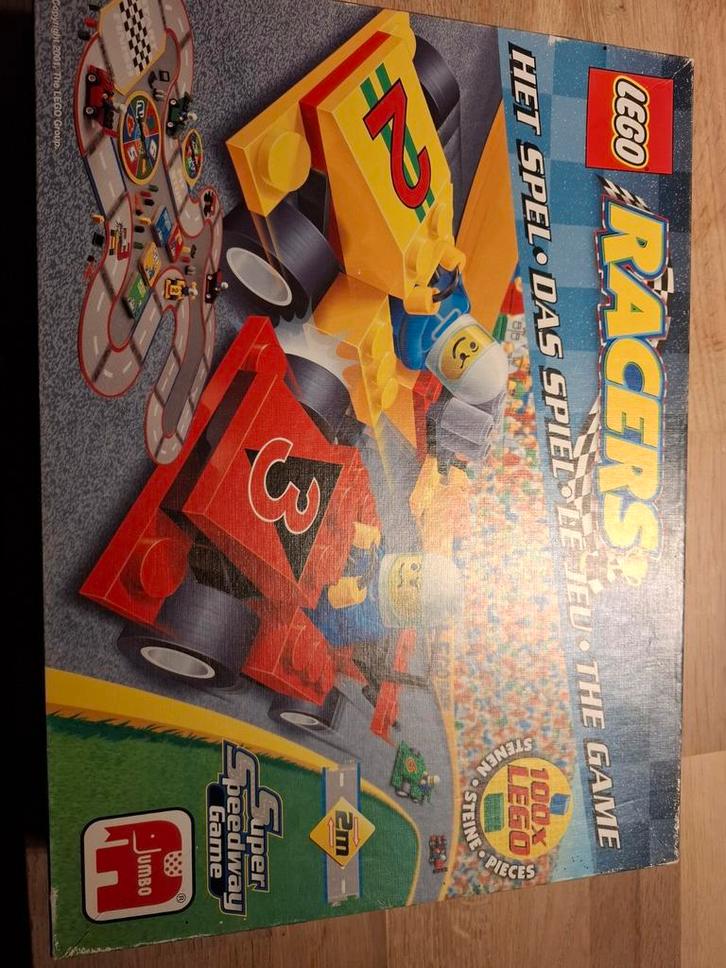 Lego Racers Bordspel - Compleet & Origineel, Hobby en Vrije tijd, Gezelschapsspellen | Bordspellen, Zo goed als nieuw, Een of twee spelers