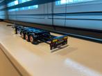 WSI 1:50 Containerchassis met container, Ophalen of Verzenden, Gebruikt, Bus of Vrachtwagen, Wsi