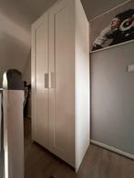 BRIMNES ikea Kledingkast met 2 deuren, wit, 78x190 cm, Huis en Inrichting, Kasten | Kledingkasten, Ophalen