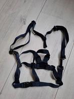 Tuigje/harness standaard model donkerblauw, Ophalen of Verzenden, Zo goed als nieuw, Meegroeistoel, Gordel(s)