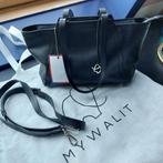 Nieuwe Gave zwart leren MyWallit tas, Verzenden, Nieuw, Zwart, Schoudertasje