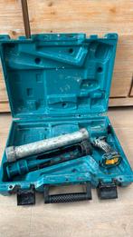 Makita 18v lijm en kitspuit DCG180 + houders en koffer, Ophalen, Zo goed als nieuw