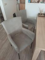 Vier leren eetkamerstoelen, Ophalen, Nieuw, Leer, Vier