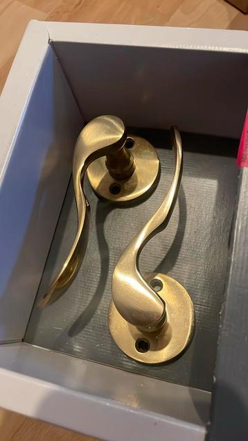 Gouden deurkruk | 3 sets beschikbaar voor biedingen