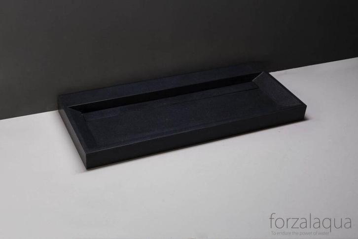 Forzalaqua Bellezza  wastafel 120x50cm met 2 kraangaten, Doe-het-zelf en Verbouw, Sanitair, Nieuw, Wastafel, Steen, Ophalen