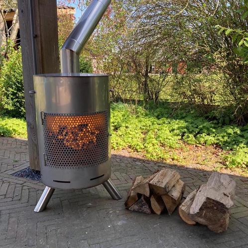rvs tuinhaard onderdelen nog te lassen, Tuin en Terras, Tuinhaarden, Zo goed als nieuw, Ophalen