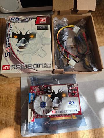Sapphire Radeon X1600 PRO 512MB AGP compleet met doos beschikbaar voor biedingen
