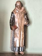 Antiek religieus gietijzeren beeld 5600 gram, Antiek en Kunst, Antiek | Religie, Ophalen of Verzenden