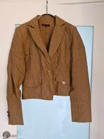 Beige/bruin jasje - Zilch- Maat L- kort model, Beige, Ophalen of Verzenden, Jasje, Gedragen