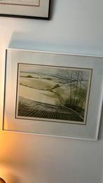 Vintage kwaliteitsprint landschap R.A. Massey, Ophalen of Verzenden, 50 tot 75 cm