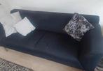 Bank, donker blauw, Rolf Benz, 2 zits, gebruikt, Huis en Inrichting, Banken | Bankstellen, Ophalen, Gebruikt, 150 tot 200 cm, Tweepersoons