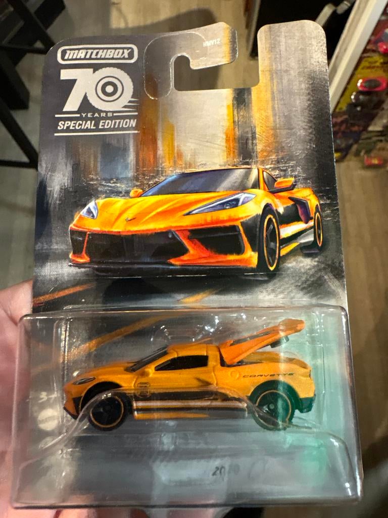 Matchbox 70 Jaar Special Edition Corvette, Hobby en Vrije tijd, Modelauto's | 1:18, Ophalen of Verzenden, Nieuw, Auto