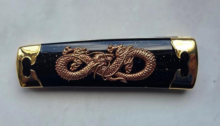 Franklin Mint - Dragon of the East verzamelaars Tanto mes, Verzamelen, Overige Verzamelen, Zo goed als nieuw, Ophalen of Verzenden