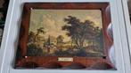 antiek schilderij op plank lijst, Ophalen of Verzenden