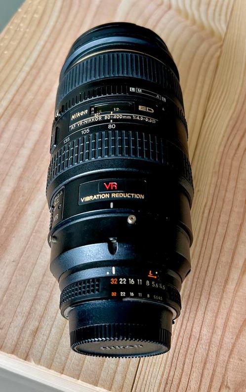 Nikon telelens: AF VR-Nikkor 80–400mm f/4.5–5.6D, Audio, Tv en Foto, Fotografie | Lenzen en Objectieven, Gebruikt, Telelens, Ophalen of Verzenden