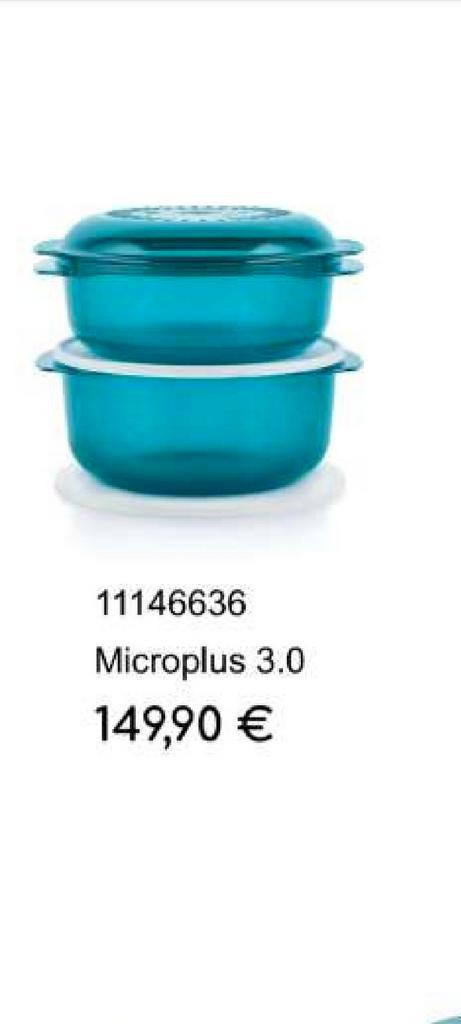 Nieuwe microplus 3 van tupperware+gratis verzending, Huis en Inrichting, Keuken | Tupperware, Nieuw, Overige typen, Ophalen of Verzenden