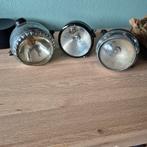 Oldtimer Bromfietslampen - Set van 3, Ophalen of Verzenden, Gebruikt, Oldtimer, Verlichting