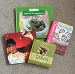 Vier kookboekjes: tapas / oosters / ketchup / spreads, Boeken, Ophalen of Verzenden, Zo goed als nieuw, Azië en Oosters