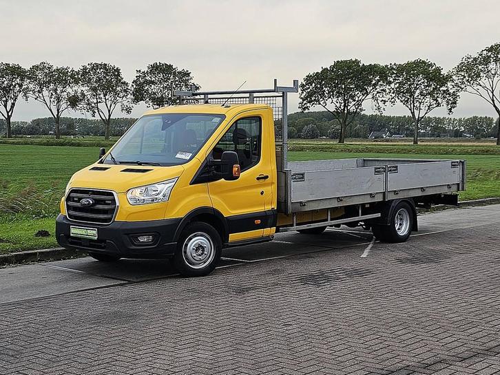 Ford Transit 350 2.0 TDCI L5H1 Open-Laadbak 5 meter! Euro6 A, Auto's, Bestelauto's, Bedrijf, Te koop, ABS, Achteruitrijcamera