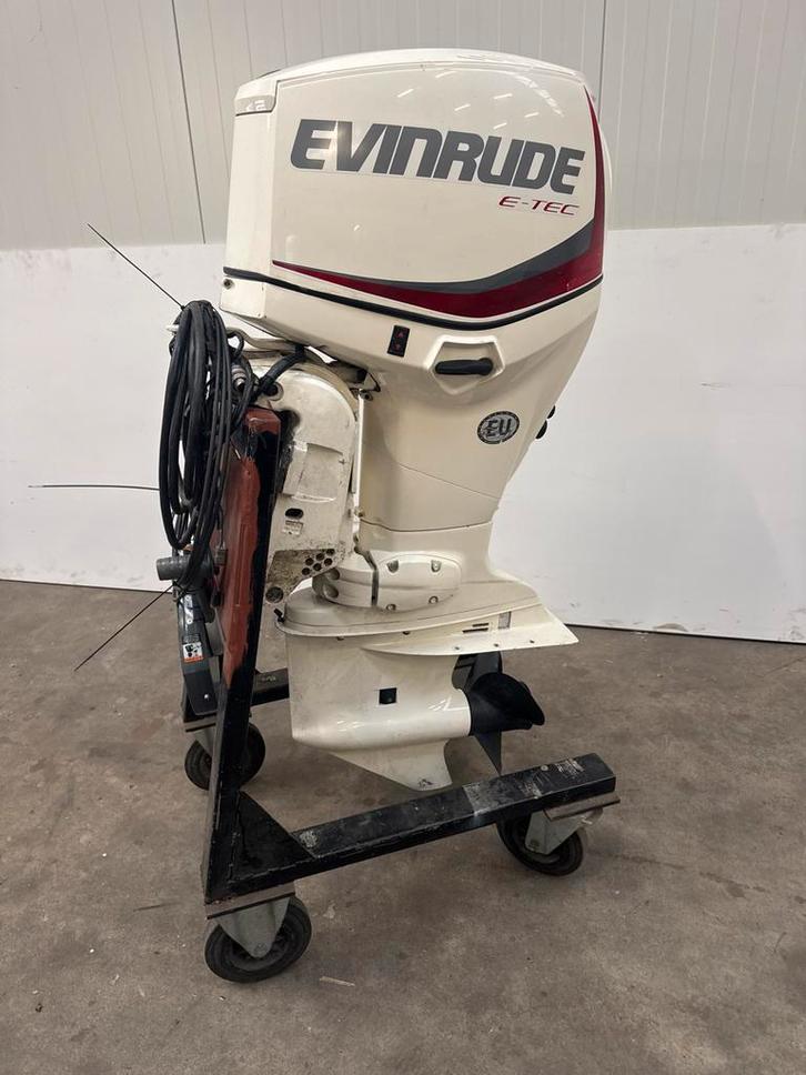 Evinrude 90 pk E-TEC Buitenboordmotor bj 2019, Watersport en Boten, Buiten- en Binnenboordmotoren, Gebruikt, Benzine, Buitenboordmotor