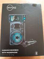 Brainz karaoke boombox, Audio, Tv en Foto, Karaoke-apparatuur, Nieuw, Complete set, Ophalen