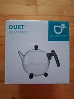 Bredemeijer dubbelwandige theepot Duet Bella Ronde, Overige materialen, Overige typen, Nieuw, Ophalen of Verzenden