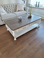 salontafel landelijke stijl Den Bongerd, Ophalen, 100 tot 150 cm, Teakhout, 50 tot 100 cm