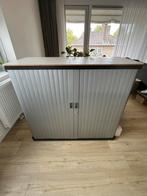 Unieke archiefkast met roldeur mooi houten blad, Ophalen, Gebruikt, Overige houtsoorten, 100 tot 150 cm