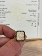 Elgante gouden ring, Sieraden, Tassen en Uiterlijk, Ringen, Ophalen, Nieuw, 17 tot 18, Dame of Heer
