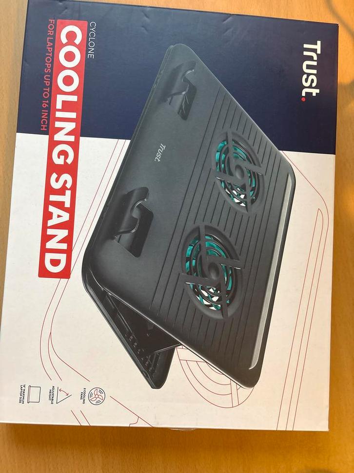 Trust Laptop Cooling Standaard, Computers en Software, Laptopstandaarden, Nieuw, In hoogte verstelbaar, Ophalen