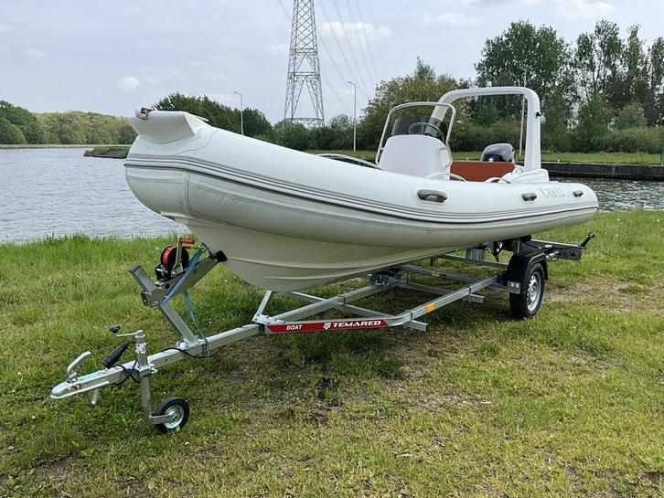 2023 C-RIB-boot 520 - 8 personen - ongebruikt, Watersport en Boten, Speedboten, Gebruikt, Overige brandstoffen