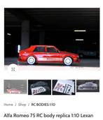 zeldzame Alfa Romeo 75 3.0 V6 1/10, Ophalen of Verzenden, Nieuw, Elektro, Auto onroad
