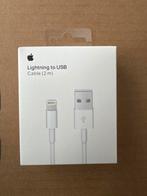 Apple Lightning naar USB-kabel (2m) - Nieuw in doos, Ophalen of Verzenden, Nieuw