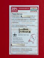 Voordeelbon 66 Paleis Het Loo 20% korting, Tickets en Kaartjes, Drie personen of meer, Kortingsbon, Overige typen