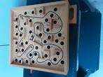 Knikker Labyrint - Houten Denkspel, Hobby en Vrije tijd, Gezelschapsspellen | Bordspellen, Gebruikt, Een of twee spelers, Onbekend