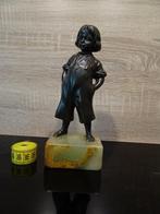 Mooi antiek bronzen beeldje art deco periode, Ophalen of Verzenden