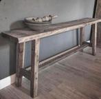 ~Stoer Sober Landelijk Houten Bankje~, Huis en Inrichting, Ophalen of Verzenden, Zo goed als nieuw