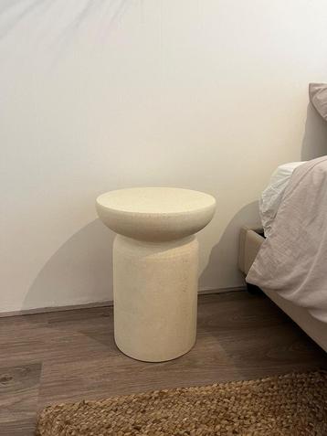 2 pure stone side bed table 