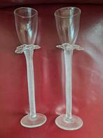 2 spiraal glazen van Bibi Smit, Ophalen of Verzenden