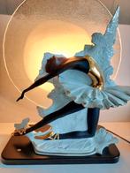 Elegante Carpië Art Deco Ballerina Lamp, Antiek en Kunst, Kunst | Beelden en Houtsnijwerken, Ophalen