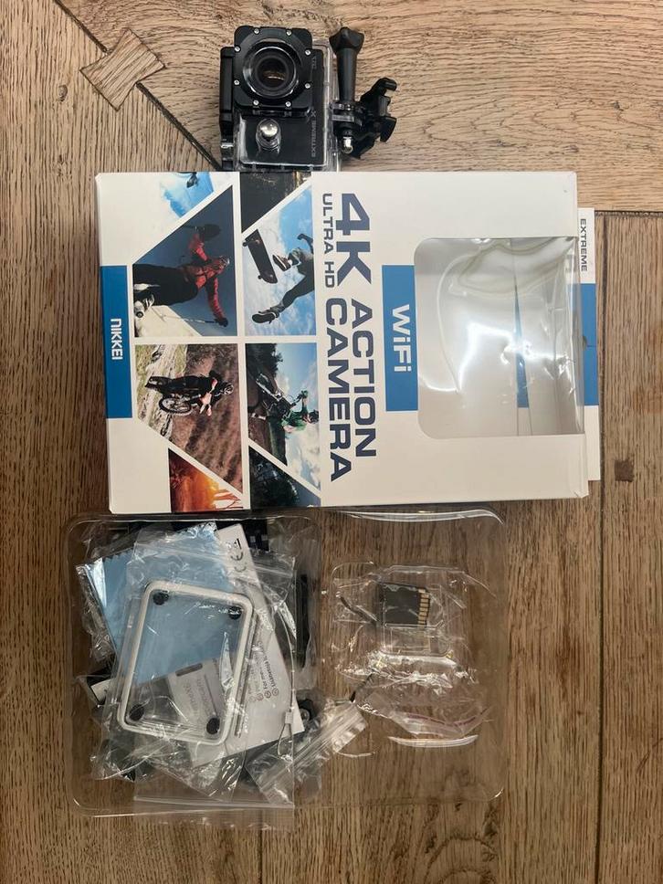 4K Action Camera, Audio, Tv en Foto, Actiecamera's, Zo goed als nieuw, Overige merken, Ophalen