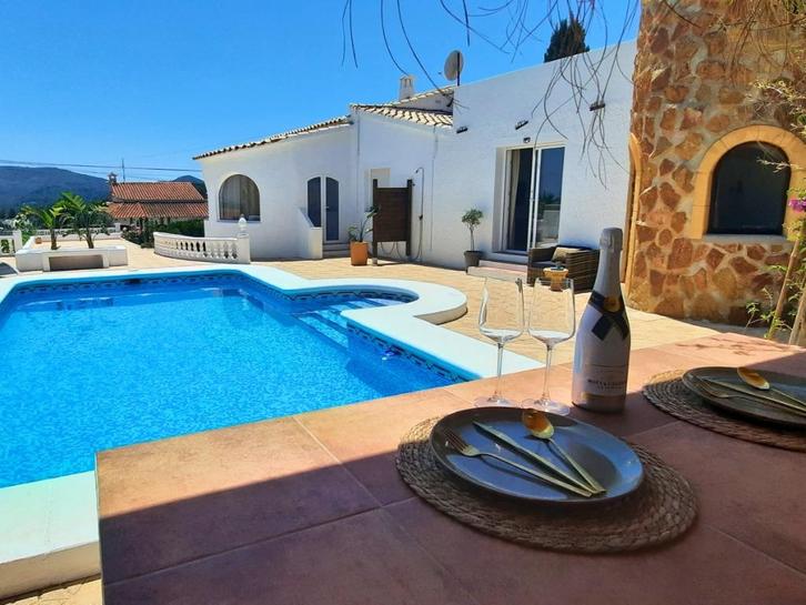 Ibiza-stijl vakantie Casita 4p prive zwembad dichtbij Javea, Vakantie, Vakantiehuizen | Spanje, Costa Blanca, Appartement, Overige