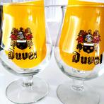 2 Duvel Wapenglazen Goudkleurige letters, Ophalen of Verzenden, Zo goed als nieuw, Glas of Glazen, Duvel