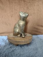 Messing kattenbeeld, Ophalen of Verzenden, Zo goed als nieuw, Dier