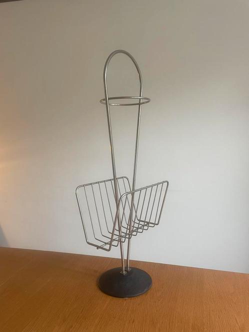 Vintage midcentury lectuurbak magazinehouder - 60s design, Huis en Inrichting, Woonaccessoires | Krantenbakken en Lectuurbakken