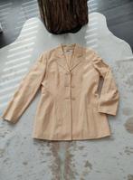 Zijde/linnen blazer van Foxy, maat 38, Ophalen of Verzenden, Zo goed als nieuw, Maat 38/40 (M), Beige