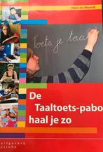 H. de Weerdt - De Taaltoets-pabo haal je zo, Ophalen, Zo goed als nieuw, H. de Weerdt
