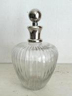 Vintage karaf met verzilverde stop, Antiek en Kunst, Ophalen