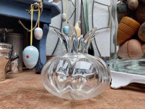 mooi glazen des pots vaasje / mooi voor zomerse bloemetjes, Huis en Inrichting, Woonaccessoires | Vazen, Zo goed als nieuw, Overige kleuren